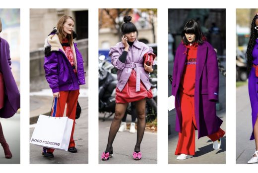 Lilac and Red